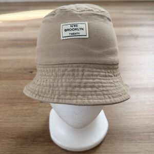 Brooklyn Twenty Bucket Hat Tan Beige Size S Youth
